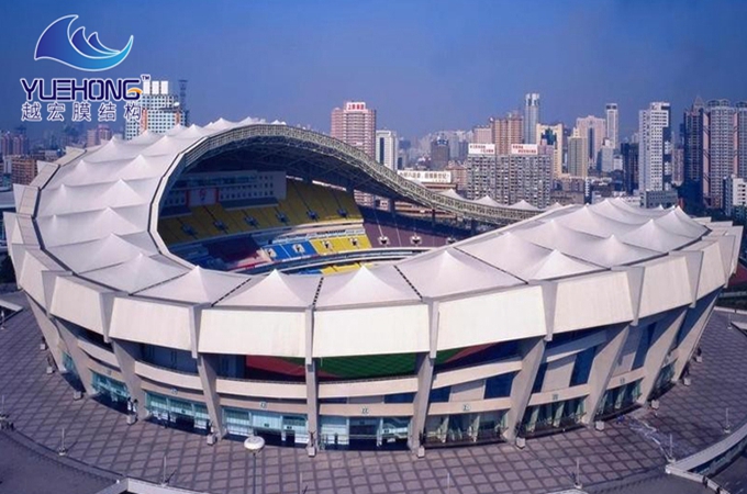 足球場館看臺膜結構