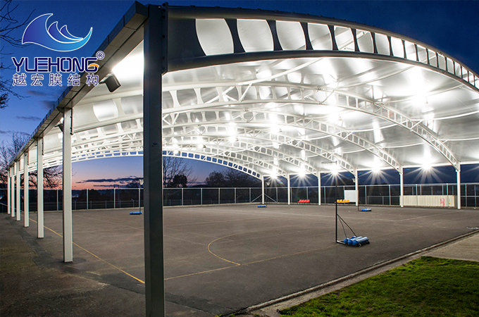 網球場膜結構