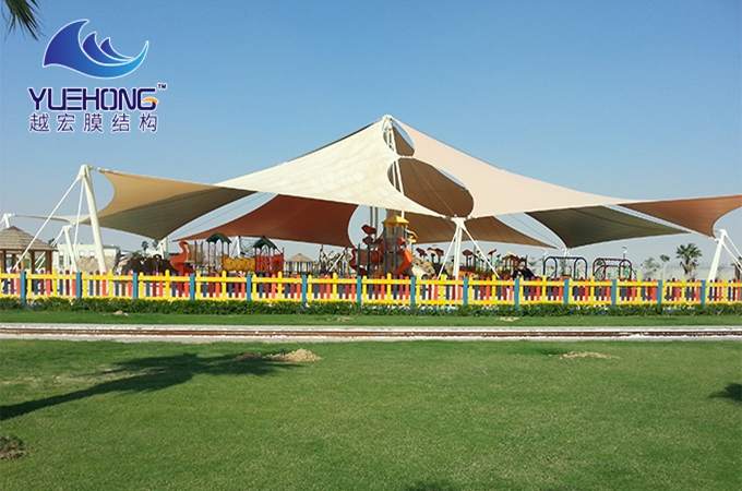 游樂園膜結構頂棚
