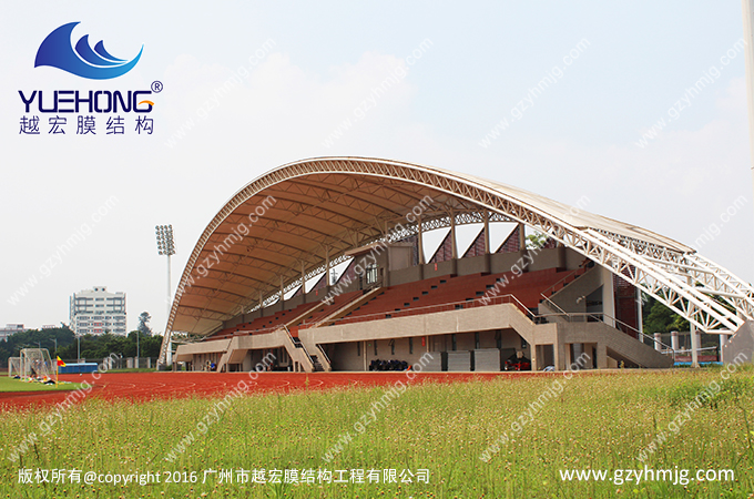 學校操場膜結構看臺視頻
